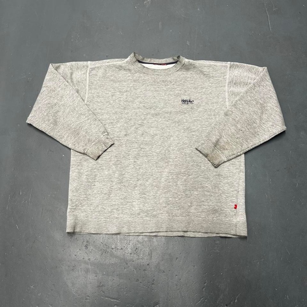 Vintage y2k distressed Mossimo essential grey crewneck sweatshirt